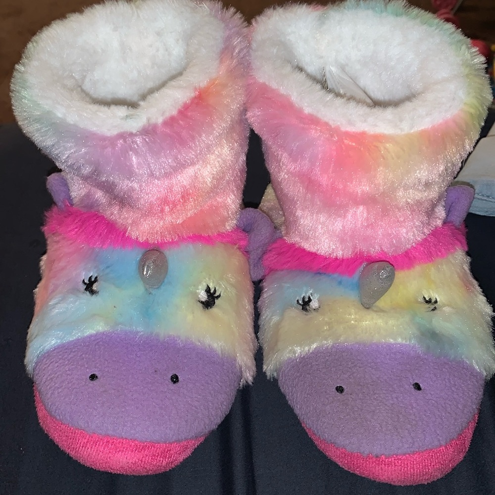Unicorn Slippers size 13-1